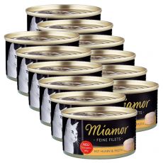 Konzerva Miamor Filet kuře a těstoviny 12 x 100 g