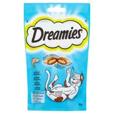 Dreamies pochoutky s lahodn&yacute;m lososem pro kočky 60 g