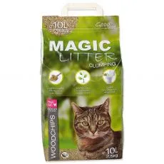 Podest&yacute;lka Magic Cat Litter Woodchips 10 l/2,5 kg