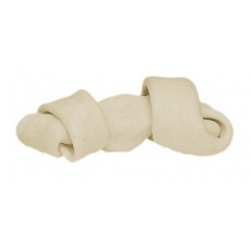 Kost pro psa zavázaná - bílá 110 g, 16cm
