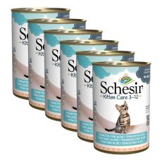 Schesir kitten tuňák s aloe vera v želé 6 x 140 g
