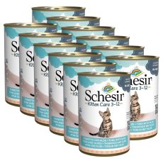 Schesir kitten tuňák s aloe vera v želé 12 x 140 g