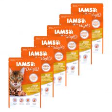 Iams Cat chicken & turkey 6 x 85 g