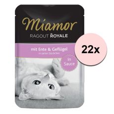 Miamor Ragout Royale kachna + drůbež 22 x 100 g