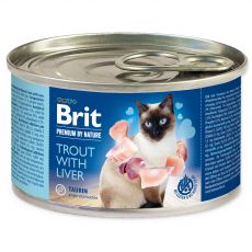BRIT Premium Cat Trout with Liver 200 g
