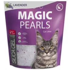 Podest&yacute;lka pro kočku Magic Pearls levandule 7,6 l