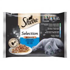 Sheba Selection Rybí výběr 4 x 85 g