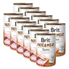 Konzerva Brit Paté & Meat Rabbit, 12 x 400 g