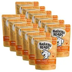 BARKING HEADS Bowl Lickin&rsquo; Chicken GRAIN FREE 12 x 300 g