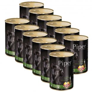 Konzerva Piper Adult se zvěřinou a dýní 12 x 400 g