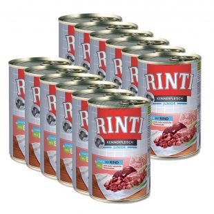 RINTI Junior hovězí - konzerva 12 x 400 g