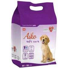 AIKO Soft Care podložky pro psy 30 ks – 60 x 58 cm