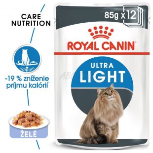 Royal Canin Ultra Light in Jelly 12 x 85g - želé v kapsičce