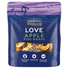 FISH4DOGS Love Apple Fish Wraps 90 g