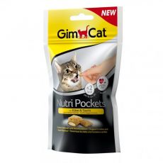 GimCat Nutri Pockets sýr a taurin 60 g