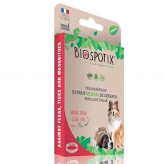 Obojek BIOGANCE Biospotix Large dog L-XL s repelentním účinkem 75 cm