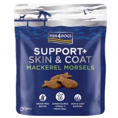 FISH4DOGS Support+ Skin & Coat Mackerel Morsels 225 g