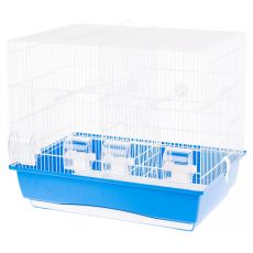 Klec pro papouška MESSI WHITE - 54 x 38,5 x 47 cm