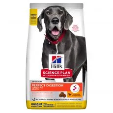 Hill's Science Plan Perfect Digestion granule pro velk&eacute; dospěl&eacute; psy 14 kg