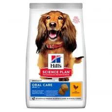Hill's Science Plan Oral Health pro středn&iacute; dospěl&eacute; psy s kuřec&iacute;m 12 kg