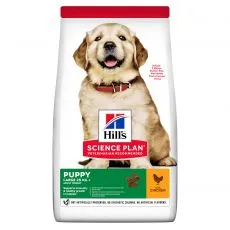 Hill's Science Plan granule pro &scaron;těňata velk&yacute;ch plemen s kuřec&iacute;m 16 kg