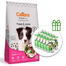 Calibra Dog Premium Line Puppy & Junior 12 kg + 10 x pamlsky ZDARMA