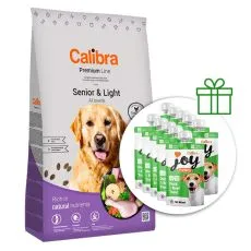 Calibra Dog Premium Line Senior & Light 12 kg + 10 x pamlsky ZDARMA