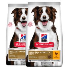 Hill\'s Science Plan Healthy Mobility pro střední dospělé psy s kuřecím 2 x 14 kg