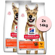 Hill's Science Plan Canine Adult Performance 2 x 14kg