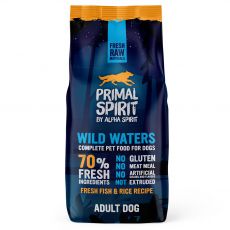 Primal Spirit Dog 70% Wild Waters – mořské ryby 12 kg