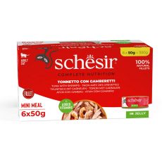 Schesir Multipack tuňák s krevetami 6 x 50 g