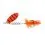 Abu Garcia Rotačka Reflex White Spinners 7g Orange
