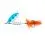Abu Garcia Rotačka Reflex White Spinners 18g Orange