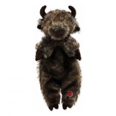 Hračka DOG FANTASY Skinneeez bizon plyšový 34 cm