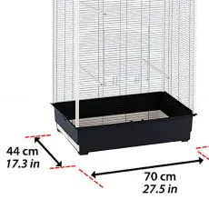N&aacute;hradn&iacute; vanička pro ptač&iacute; voli&eacute;ru Ferplast NOTA 70 x 44 cm