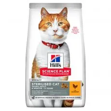 Hill's Science Plan granule pro kastrovan&eacute; dospěl&eacute; kočky s kuřec&iacute;m 15 kg