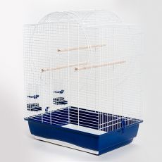Klec pro papoušky EMMA bílá - 54 x 39 x 71 cm