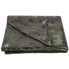 Plachta Tarpaulin  Khaki 4x5 m, 80 g/m², maskovací, olivová