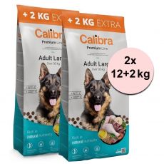 Calibra Dog Premium Line Adult Large 2 x (12 + 2 kg)