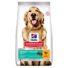 Hill's Science Plan Perfect Weight pro velké dospělé psy s kuřecím 12 kg