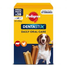 Tyčinky pro psy Pedigree Denta Stix medium - 28 ks / 720 g