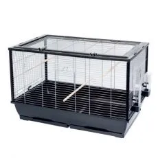 Klec pro pt&aacute;ky FIONA mini 78 x 48 x 51 cm ČERN&Aacute;