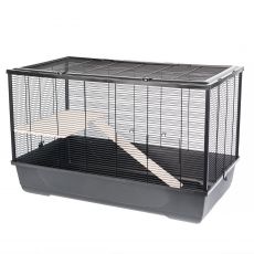 Klec pro hlodavce Harry + Wood Eco 100 x 54 x 61 cm ČERNÁ