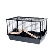Klec pro hlodavce a malé zvířata Bunny 80 De Luxe ČERNÁ