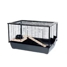 Klec pro hlodavce a mal&eacute; zv&iacute;řata Bunny 80 De Luxe ČERN&Aacute;