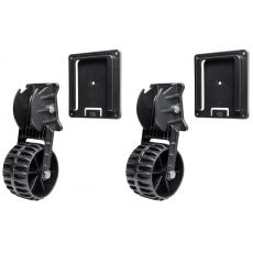 Kolibri - Plastová přepravní kolečka tmavě šedá