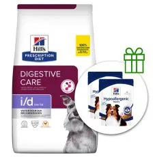 Hill's Prescription Diet i/d Low Fat P&eacute;če o zaž&iacute;v&aacute;n&iacute; granule pro psy 12 kg + 2x pamlsky ZDARMA