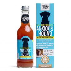 Woof & Brew Anxious Hound Tonic proti strachu, úzkosti a nervozitě 330 ml