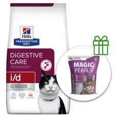 Hill's Prescription Diet i/d P&eacute;če o zaž&iacute;v&aacute;n&iacute; granule pro kočky 8 kg + kočkolit ZDARMA