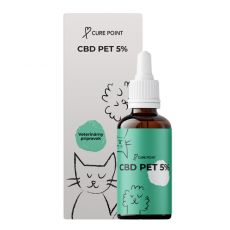 CURE POINT CBD Pet 5% olej bez příchuti, 10 ml